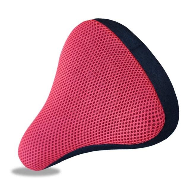 Bicycle Comfort Seat Saddle Cover 3D Soft Breathable Bike Saddle Cushion Cover Mesh Fabric Cycling Seat Saddle Cover For Comfort Saddles Cover Fit For Exercise Outdoor Bikes With Water Resistant Cover Stevvex