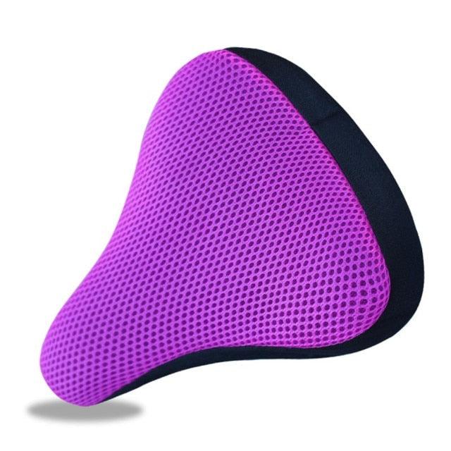 Bicycle Comfort Seat Saddle Cover 3D Soft Breathable Bike Saddle Cushion Cover Mesh Fabric Cycling Seat Saddle Cover For Comfort Saddles Cover Fit For Exercise Outdoor Bikes With Water Resistant Cover Stevvex