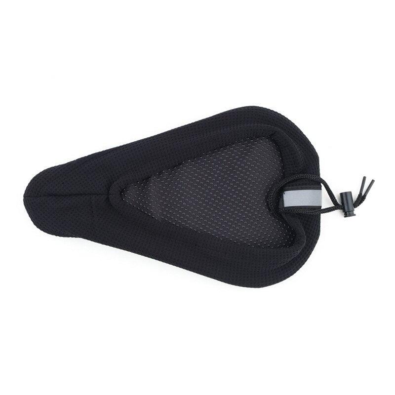 Comfortable Mountain Bike 3D Saddle Cover Thick Breathable Ultra Soft Bicycle Saddles Silicone Sponge Bike Seat Cushion Bicycle Exercise Bike Seat Pad Comfort Road Bicycle Seat Covers Spin Bike Cycling Seat Cushions Indoor Outdoor Saddle For Men Stevvex