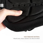 Comfortable Mountain Bike 3D Saddle Cover Thick Breathable Ultra Soft Bicycle Saddles Silicone Sponge Bike Seat Cushion Bicycle Exercise Bike Seat Pad Comfort Road Bicycle Seat Covers Spin Bike Cycling Seat Cushions Indoor Outdoor Saddle For Men Stevvex