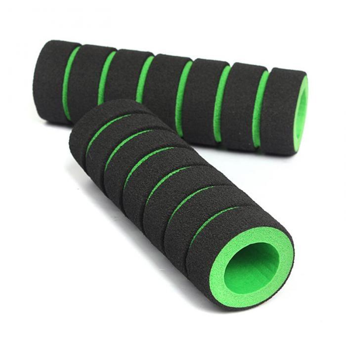 Lightweight Bike Handlebar Foam Sponge Cycling Anti-Shock Non-Slip Skid-Proof Handle Bar Grips Bike Foam Handlebar Cover Handle Bar Foam Soft Grips Sponge Non-Slip Handle Grips For Bike Racing Bicycle Motorcycle Stevvex