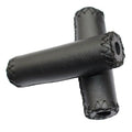 Ergonomic Bike Handle Grips PU Leather Soft Rubber Bicycle Mountain Bike Anti-Slip Handlebar Grips Retro Artificial Leather Handle Grips Cycling Anti Slip Road Mountain Comfortable Bike Handlebar Grips Stevvex