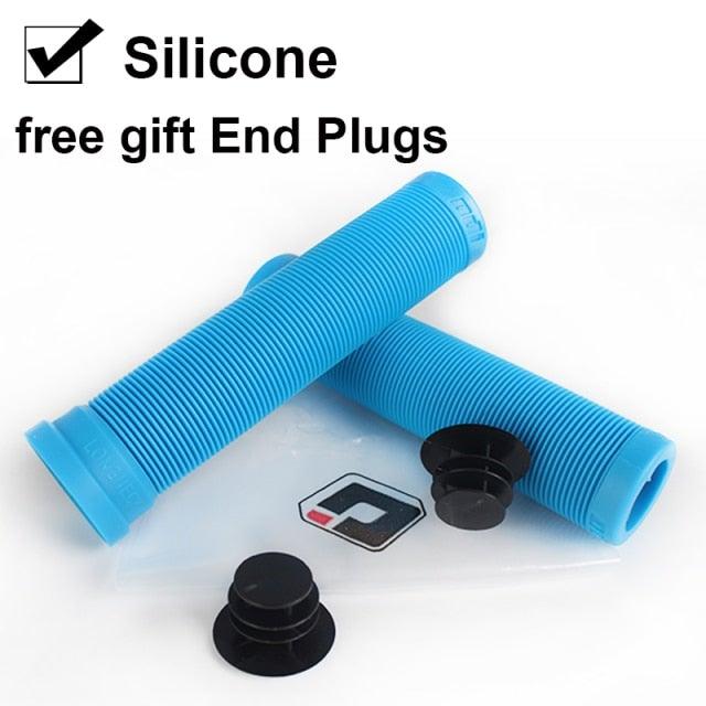 Silicone Bicycle Grips Road Bike Handlebar Grip With Rubber Handle Bar End Plug Bicycle Silicone Foam Grips Memory Foam Technology And Ergonomic Design Anti-Slip Shockproof And Weather Resistant Bicycle Handles Stevvex