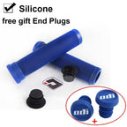 Silicone Bicycle Grips Road Bike Handlebar Grip With Rubber Handle Bar End Plug Bicycle Silicone Foam Grips Memory Foam Technology And Ergonomic Design Anti-Slip Shockproof And Weather Resistant Bicycle Handles Stevvex