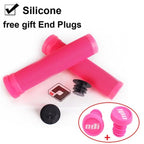 Silicone Bicycle Grips Road Bike Handlebar Grip With Rubber Handle Bar End Plug Bicycle Silicone Foam Grips Memory Foam Technology And Ergonomic Design Anti-Slip Shockproof And Weather Resistant Bicycle Handles Stevvex
