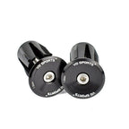 Mini Lightweight Lock Mountain Bicycle Grip Handlebar End Cap Handle Bar Grips End Plugs Mountain Bike Road Bicycle One Pair Bike Handlebar End Plugs Aluminum Alloy Expansion Handlebar Grips Cap Stevvex