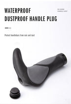 Waterproof Road Bike Horn Handlebar Cover Anti-Slip Handle Bar Grip Bicycle Accessories Mountain Bike Silicone Handlebar Grips Ergonomic Desgin With Bilaterally Locking Ring Non-Slip For Standard Bike