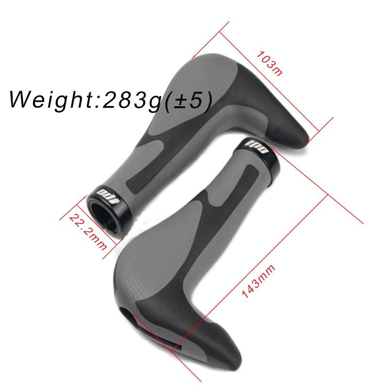 Silicone Bike Grips Soft Mountain Bike Grips Handlebar Aluminum Alloy Lock Ring Bike Handle Grips Bicycle Ergonomic Handle Bar End Grips Comfort Soft Lightweight Handle Bar Grips Lock On For Mountain Bike Cycling Stevvex