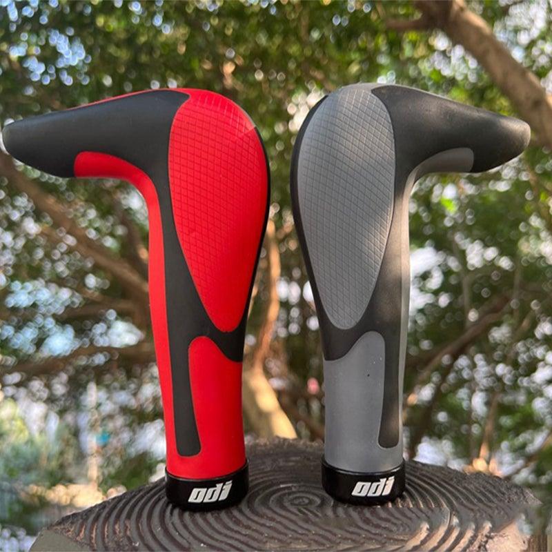 Silicone Bike Grips Soft Mountain Bike Grips Handlebar Aluminum Alloy Lock Ring Bike Handle Grips Bicycle Ergonomic Handle Bar End Grips Comfort Soft Lightweight Handle Bar Grips Lock On For Mountain Bike Cycling Stevvex
