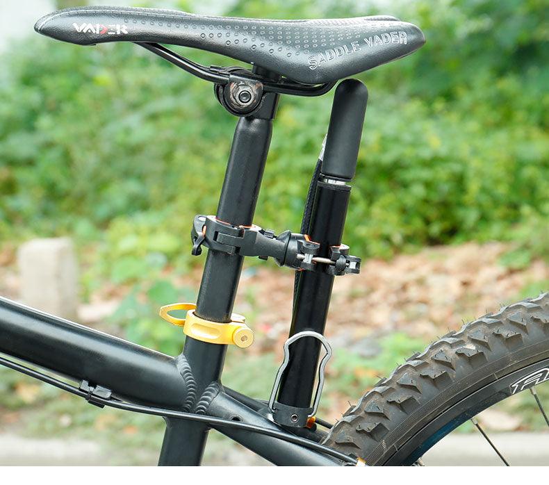 Bicycle Light Bracket Bike Lamp Holder LED Headlight Pump Stand Quick Release Mount 360 Degree Rotatable Universal Flashlight Mount Holder Mount Bicycle Mounting Bracket Flashlight Holder