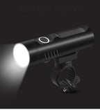 Multifunctional Bike Light Headlight Holder Powerful Flashlight USB Charging LED Bicycle Front Light 5 Light Modes Powerful Waterproof Bicycle Light Easy To Mount Fits All Bicycles 1800 Lumens