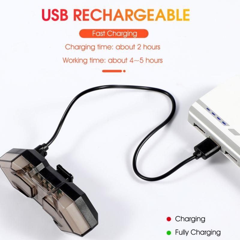 Rechargeable Bike Tail Light Turn Signals Wireless Remote Control Mountain Smart Bike Taillight Waterproof Bicycle Flashing Ultra Bright Bike Light USB LED Bicycle Rear Light Waterproof Light 5 Light Mode Headlights Stevvex