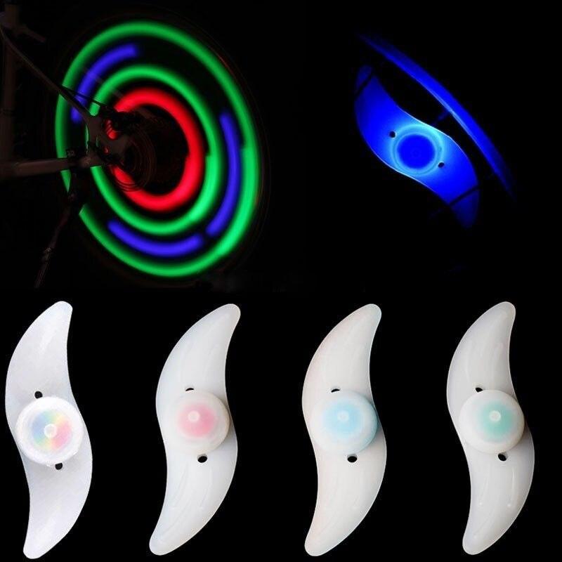 1PCS New Bike Spoke Light Mini Plastic LED Bicycle Wheel Spoke Light Flash Modes Waterproof LED Bicycle Spoke Light Changes Patterns Fashion Bicycle Rim Lights For Bike Stevvex