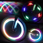 1PCS New Bike Spoke Light Mini Plastic LED Bicycle Wheel Spoke Light Flash Modes Waterproof LED Bicycle Spoke Light Changes Patterns Fashion Bicycle Rim Lights For Bike Stevvex