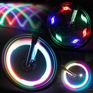 1PCS New Bike Spoke Light Mini Plastic LED Bicycle Wheel Spoke Light Flash Modes Waterproof LED Bicycle Spoke Light Changes Patterns Fashion Bicycle Rim Lights For Bike Stevvex