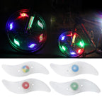 1PCS New Bike Spoke Light Mini Plastic LED Bicycle Wheel Spoke Light Flash Modes Waterproof LED Bicycle Spoke Light Changes Patterns Fashion Bicycle Rim Lights For Bike Stevvex