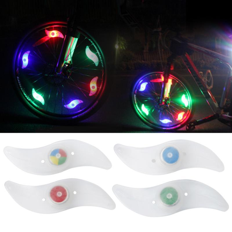 1PCS New Bike Spoke Light Mini Plastic LED Bicycle Wheel Spoke Light Flash Modes Waterproof LED Bicycle Spoke Light Changes Patterns Fashion Bicycle Rim Lights For Bike Stevvex
