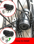 Waterproof LED Bike Wheel Light  Bicycle Spoke Light Bicycle Tire Light Strips Cycling Safety Warning Lamp Bike Wheel Lights  Safety Warning Tire Strip Light For Night Riding Glow Light Fun Safety Light Bike Accessories For Kids Stevvex