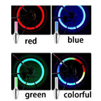 2PCS Ultralight Bike Valve Cap Light Road Bike LED Light Tire Valve Caps Wheel Spokes Light Bike Flash Tyre Wheel Cap Lights Bike Valve Neon Lights Colorful Night LED Tire Lights Stevvex
