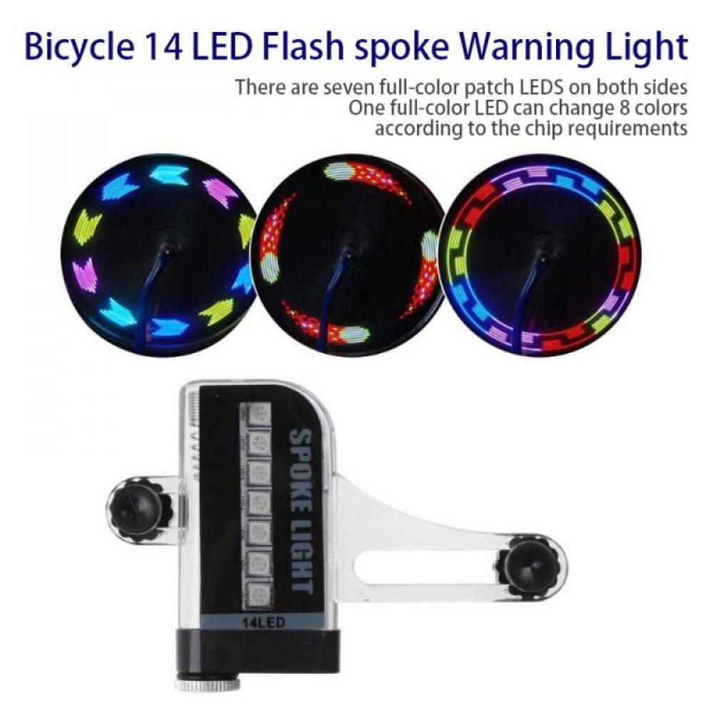 1PC Bike Spoke Light Mini LED Bicycle Wheel Decorative Tire Valve Caps Lamp Cycling Warning Lights LED Bicycle Wheel Lights Neon Flashing Lamp Glow In The Dark Cool Safe Accessories Stevvex