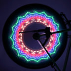 Bicycle Motorcycle Tire Wheel Lights LED Flash Spoke Light Lamp Outdoor Cycling Lights For 24 Inches Wheel LED Outdoor Bicycle Tire Safety Light Bike Spoke Decorations Glow Light In Dark Bike Accessories Stevvex