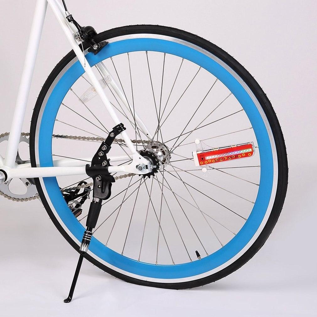 Bicycle Motorcycle Tire Wheel Lights LED Flash Spoke Light Lamp Outdoor Cycling Lights For 24 Inches Wheel LED Outdoor Bicycle Tire Safety Light Bike Spoke Decorations Glow Light In Dark Bike Accessories Stevvex
