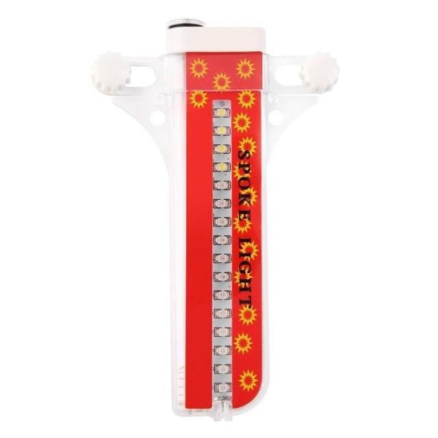 Bicycle Motorcycle Tire Wheel Lights LED Flash Spoke Light Lamp Outdoor Cycling Lights For 24 Inches Wheel LED Outdoor Bicycle Tire Safety Light Bike Spoke Decorations Glow Light In Dark Bike Accessories Stevvex