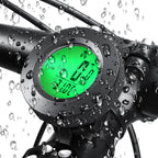 Modern Bike Wireless Bicycle Computer Speedometer Waterproof Cycling Luminous Sport Computer Odometer Auto Sleep Multi-Functions With Round LCD Backlight Display Calories And Fat Burn Counter For Outdoor Fitness Stevvex