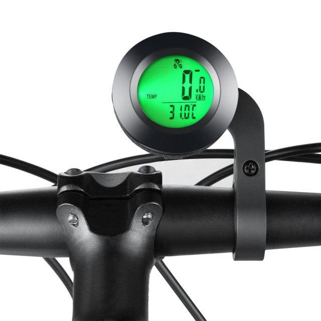 Modern Bike Wireless Bicycle Computer Speedometer Waterproof Cycling Luminous Sport Computer Odometer Auto Sleep Multi-Functions With Round LCD Backlight Display Calories And Fat Burn Counter For Outdoor Fitness Stevvex