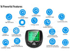 Bike Computer Wireless Waterproof Bicycle Computer 16 Functions Speed Cycle Speedometer Waterproof Wireless Bicycle Bike Computer And Cycling Odometer With Multi-Function LCD Backlight Display Stevvex