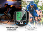 Bike Computer Wireless Waterproof Bicycle Computer 16 Functions Speed Cycle Speedometer Waterproof Wireless Bicycle Bike Computer And Cycling Odometer With Multi-Function LCD Backlight Display Stevvex