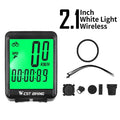 Bicycle Computer Road Bike Table Light Wired Wireless Waterproof Luminous Speedometer Waterproof Cycling Odometer Smart Sensor Auto Wake-Up Multi-Function Bicycle Speed Tracker With LCD Backlight Display Stevvex