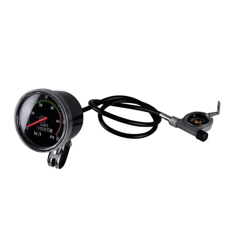 Classic Mountain Road Bike Computer Vintage Bicycle Bike Speedometer Analog Classical Mechanical Odometer Mechanical Bicycle Speedometer Aluminum Alloy Bike Computer Cyclocomputer Stevvex