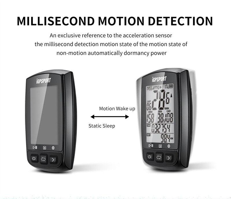 Waterproof Bike Computer GPS Cycling Computer Navigation Speedometer Wireless Bicycle Speedometer Odometer With LCD Display Waterproof Tracker Fits All Bikes Electric Bike Stevvex