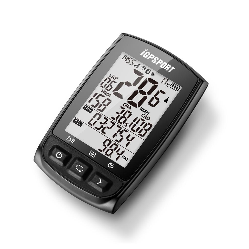 Waterproof Bike Computer GPS Cycling Computer Navigation Speedometer Wireless Bicycle Speedometer Odometer With LCD Display Waterproof Tracker Fits All Bikes Electric Bike Stevvex