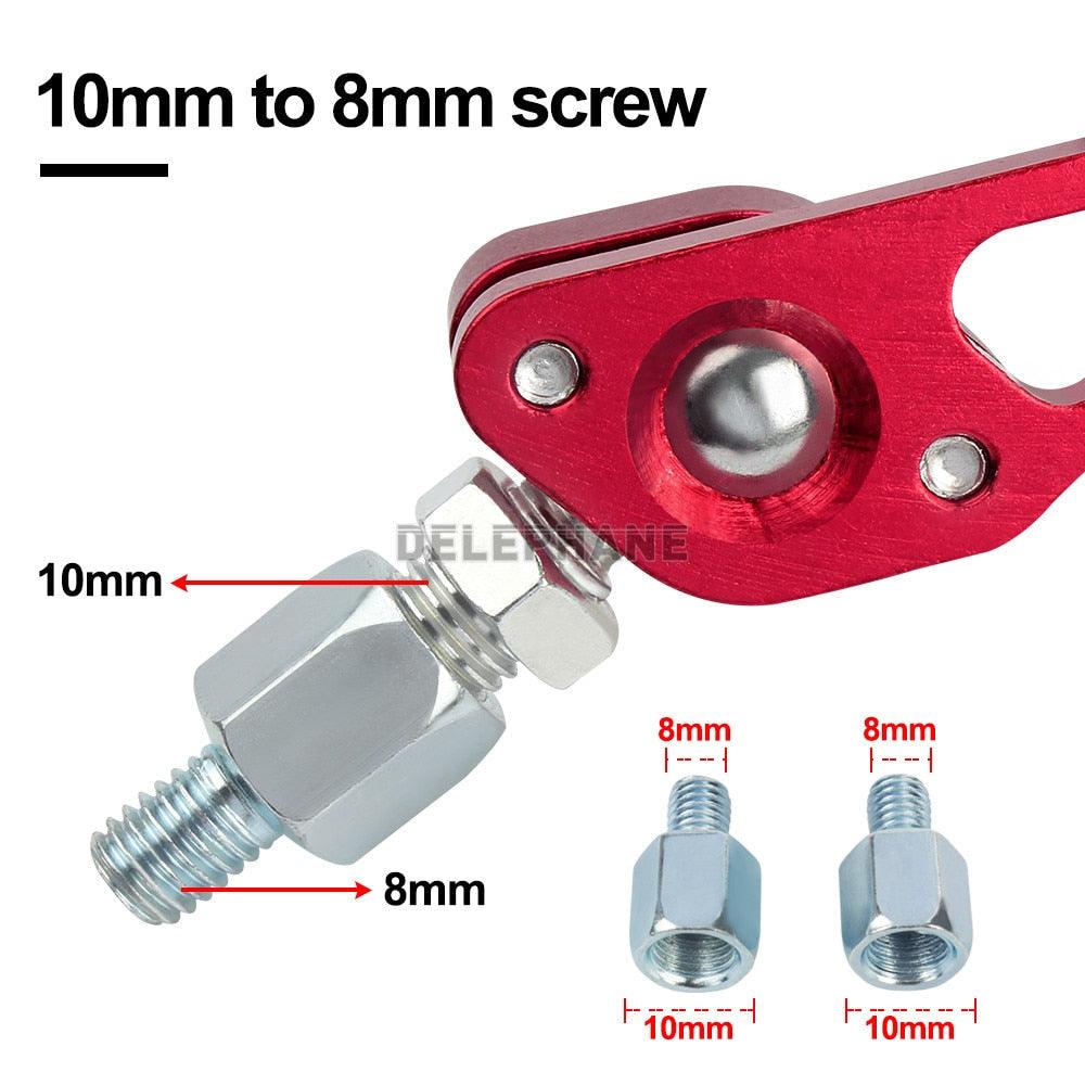 Adjustable Electric Scooter Mirrors Bicycle Rear View Mirrors Adjustable HD Clear Glass Handlebar Mounting Mirrors Universal Adjustable Rotatable Safe Handlebar Bike Rear View Mirror Stevvex