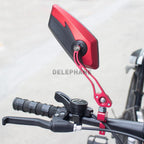 Adjustable Electric Scooter Mirrors Bicycle Rear View Mirrors Adjustable HD Clear Glass Handlebar Mounting Mirrors Universal Adjustable Rotatable Safe Handlebar Bike Rear View Mirror Stevvex