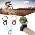 New Universal Rotate Bike Rearview Mirror Unique Bicycle Handlebar Mounted Convex Rear View Mirror Adjustable Full Rotatable Rearview Bicycle Mirrors Wide Angle Acrylic Convex Cycling Safety Mirror For Road Bike Stevvex
