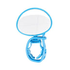 New Universal Rotate Bike Rearview Mirror Unique Bicycle Handlebar Mounted Convex Rear View Mirror Adjustable Full Rotatable Rearview Bicycle Mirrors Wide Angle Acrylic Convex Cycling Safety Mirror For Road Bike Stevvex