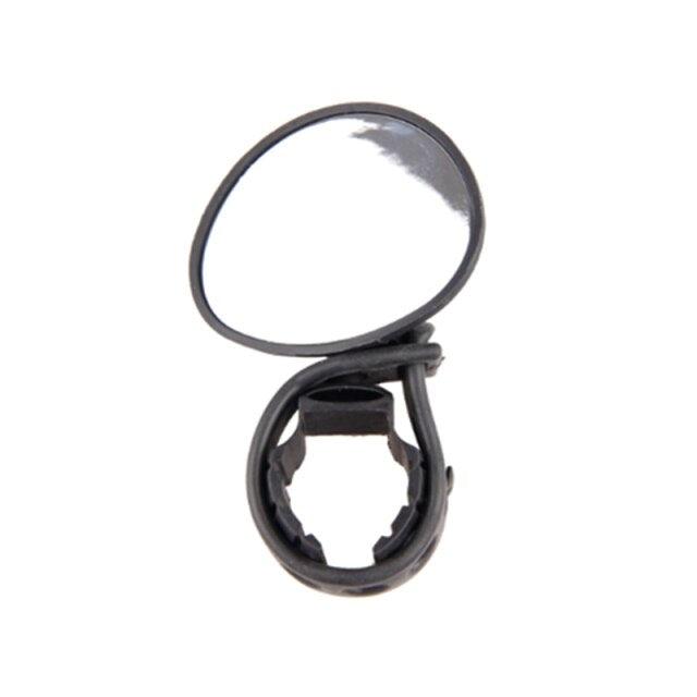 New Universal Rotate Bike Rearview Mirror Unique Bicycle Handlebar Mounted Convex Rear View Mirror Adjustable Full Rotatable Rearview Bicycle Mirrors Wide Angle Acrylic Convex Cycling Safety Mirror For Road Bike Stevvex