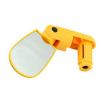 New Universal Rotate Bike Rearview Mirror Unique Bicycle Handlebar Mounted Convex Rear View Mirror Adjustable Full Rotatable Rearview Bicycle Mirrors Wide Angle Acrylic Convex Cycling Safety Mirror For Road Bike Stevvex