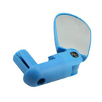 New Universal Rotate Bike Rearview Mirror Unique Bicycle Handlebar Mounted Convex Rear View Mirror Adjustable Full Rotatable Rearview Bicycle Mirrors Wide Angle Acrylic Convex Cycling Safety Mirror For Road Bike Stevvex