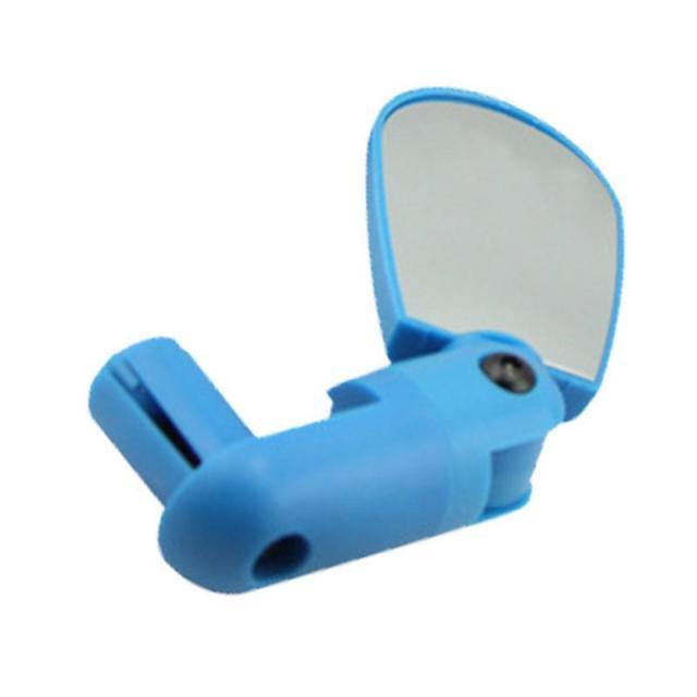 New Universal Rotate Bike Rearview Mirror Unique Bicycle Handlebar Mounted Convex Rear View Mirror Adjustable Full Rotatable Rearview Bicycle Mirrors Wide Angle Acrylic Convex Cycling Safety Mirror For Road Bike Stevvex