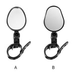 Handlebar Bike Mirror Bicycle Rear view Lens Wide-Angle Safety Mirror Mountain Road Bicycle Wide-Angle Reflector  Rotatable Handlebar Mirror Wide Angle Bicycle Mirror Cycling Rear View Mirror Shockproof Acrylic Convex Mirror Safe Rearview Mirror Stevvex