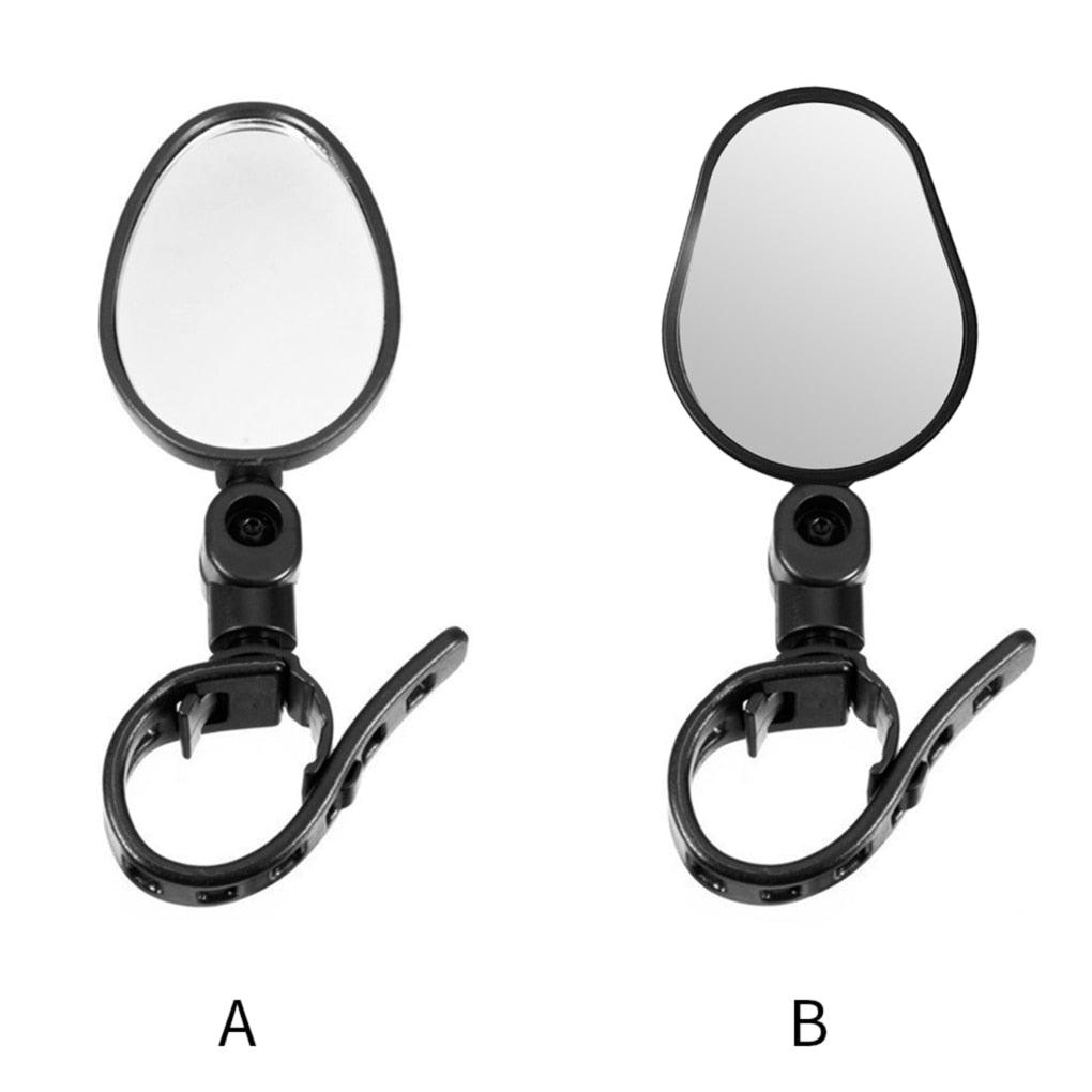 Handlebar Bike Mirror Bicycle Rear view Lens Wide-Angle Safety Mirror Mountain Road Bicycle Wide-Angle Reflector  Rotatable Handlebar Mirror Wide Angle Bicycle Mirror Cycling Rear View Mirror Shockproof Acrylic Convex Mirror Safe Rearview Mirror Stevvex