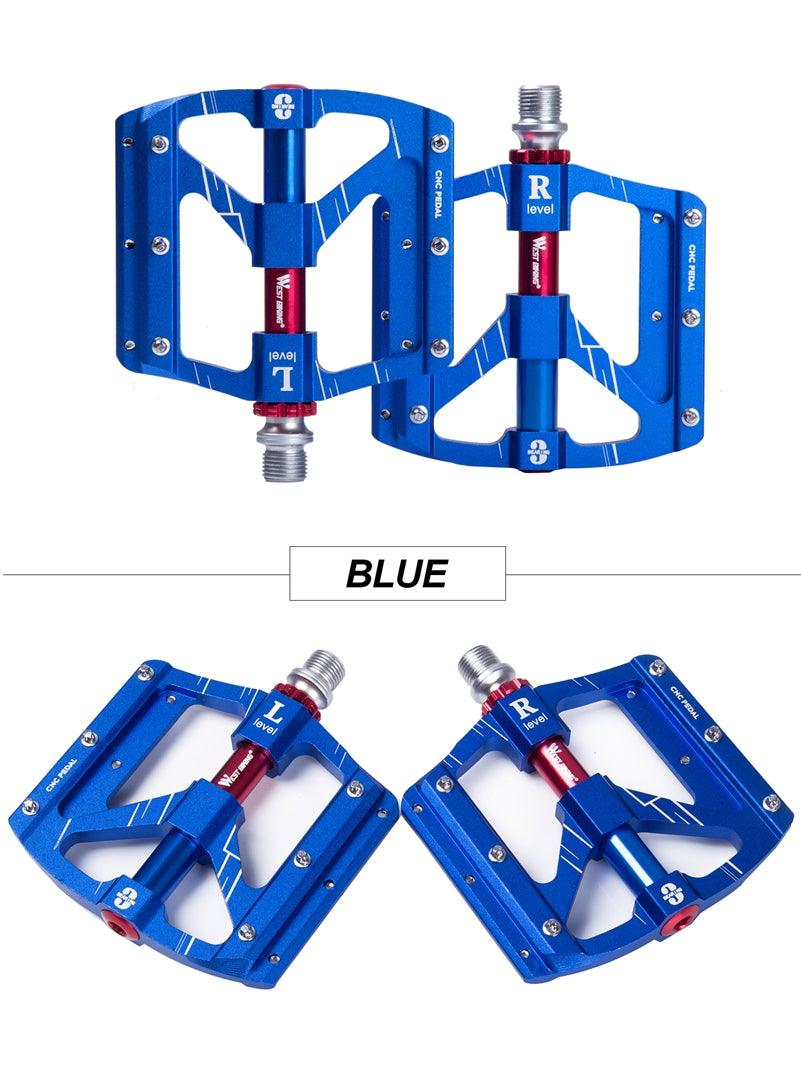 3 Bearings Bicycle Pedals Ultralight Anti-Slip Road Pedal Cycling Sealed Bearing Bike Pedals Accessories Bearings Pedals For Bicycle Lightweight Bicycle Pedals Of Road Bikes Stevvex
