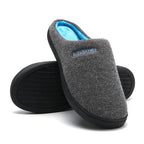 Men's Cotton Fabric Slippers Indoor Non-Slip Home Fur Couple Flat  Men Winter Slipper Cotton Memory Foam Slippers Comfort Knitted Cotton-blend Closed Toe House Indoor Outdoor Shoes Stevvex
