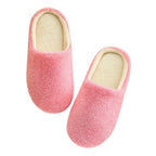 Women Indoor House Plush Soft Cute Cotton Slippers Shoes Non-slip Floor Home Slippers Slides For Bedroom Memory Foam Slippers Scuff Outdoor Indoor Warm Plush Bedroom Shoes With Fur Lining Stevvex