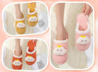 Children's Cotton Slippers Boys And Girls Home Furry Shoes Indoor Warm Shoes Winter Non-slip Cotton Shoes Furry Slippers Memory Foam Anti-Slip House Shoes Comfortable Cotton Slippers Home Bedroom Shoes Stevvex