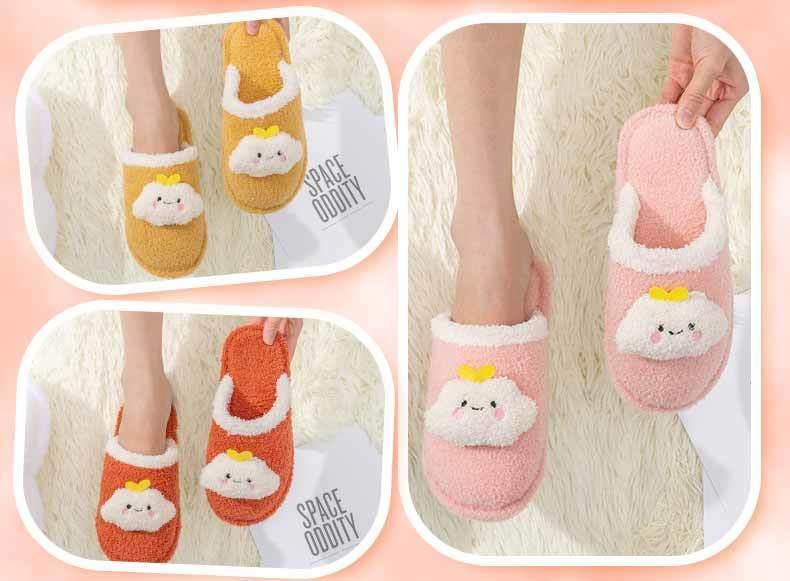 Children's Cotton Slippers Boys And Girls Home Furry Shoes Indoor Warm Shoes Winter Non-slip Cotton Shoes Furry Slippers Memory Foam Anti-Slip House Shoes Comfortable Cotton Slippers Home Bedroom Shoes Stevvex